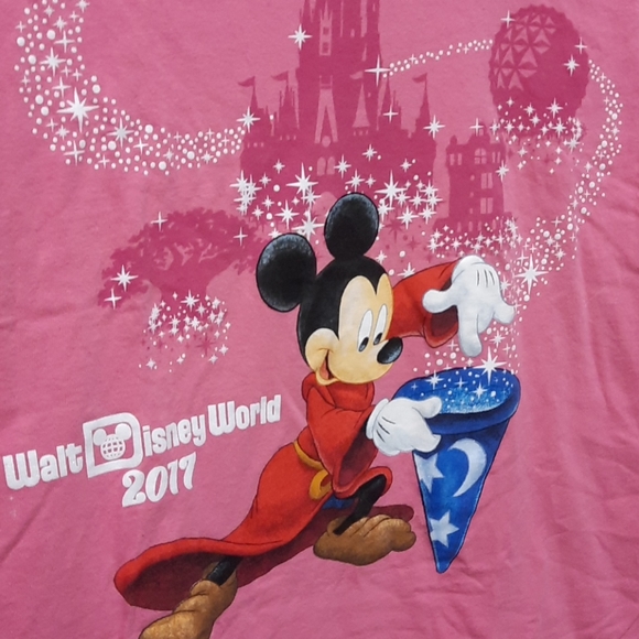 Disney mickey mouse 2017 pink tee - Picture 2 of 5
